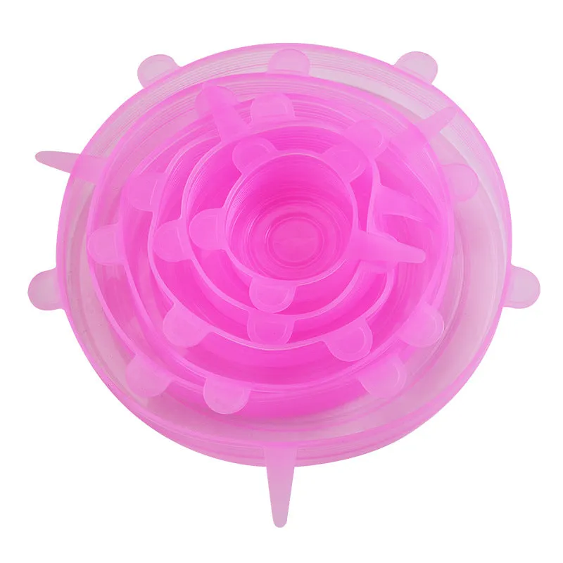 Silicone Stretch Lids (6/12pcs)