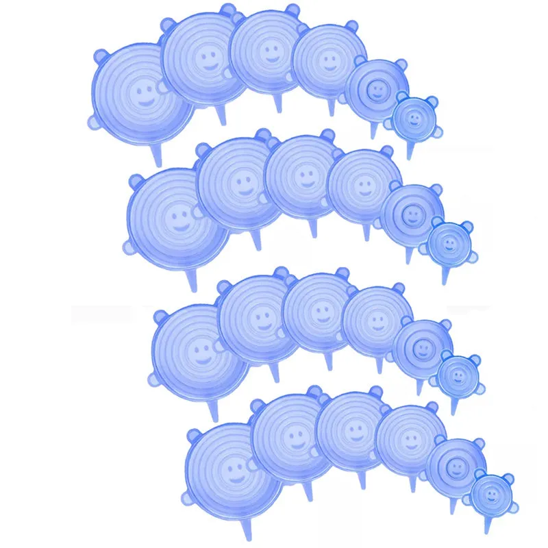 Silicone Stretch Lids (6/12pcs)