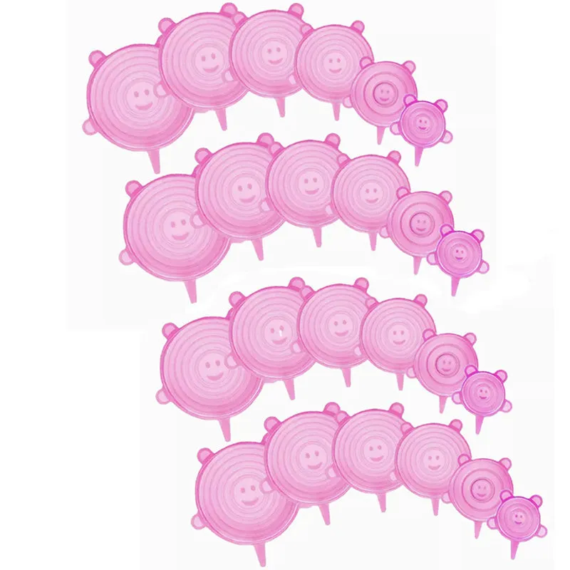 Silicone Stretch Lids (6/12pcs)