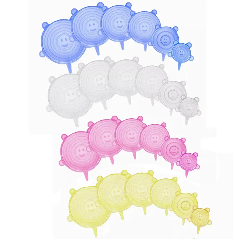 Silicone Stretch Lids (6/12pcs)