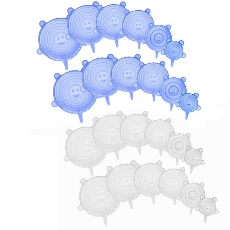 Silicone Stretch Lids (6/12pcs)