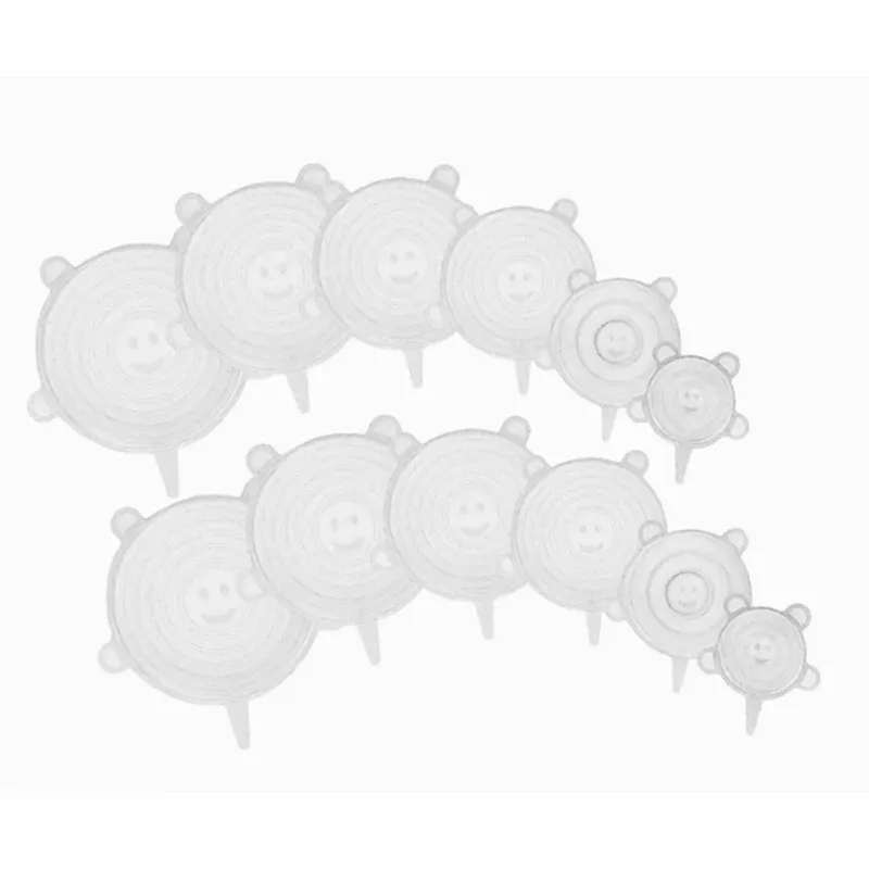 Silicone Stretch Lids (6/12pcs)