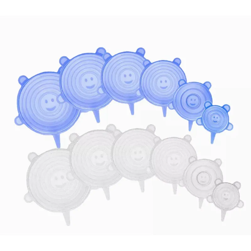 Silicone Stretch Lids (6/12pcs)
