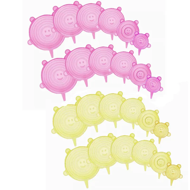 Silicone Stretch Lids (6/12pcs)