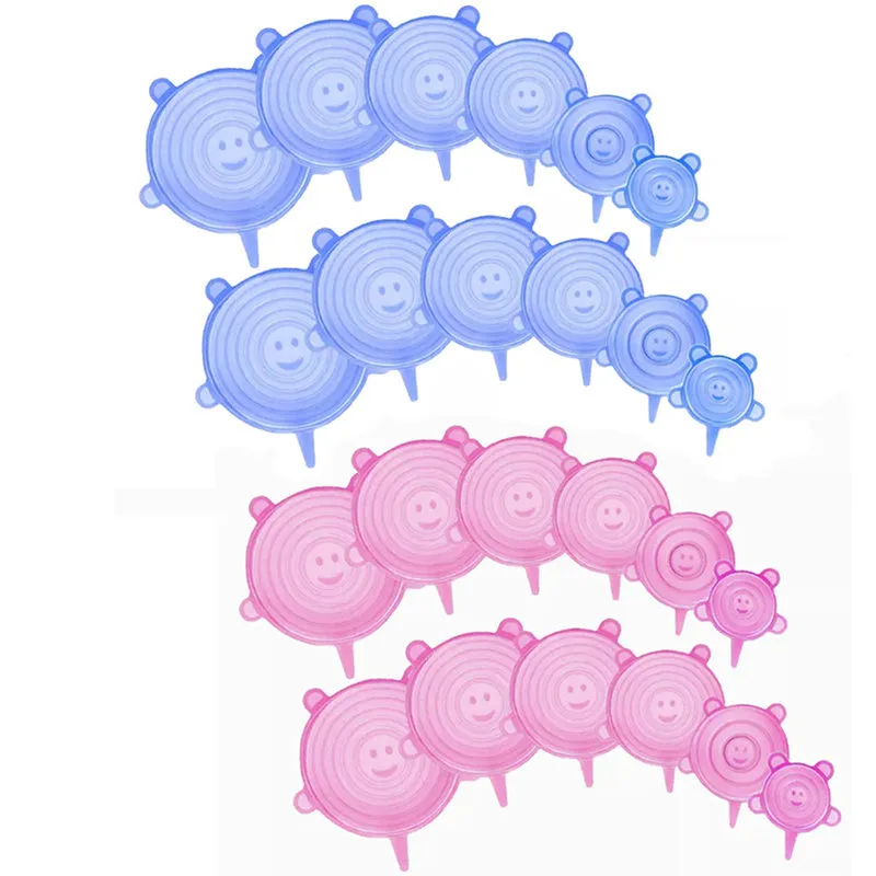 Silicone Stretch Lids (6/12pcs)