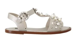 Silk Crystal Flats  sandals