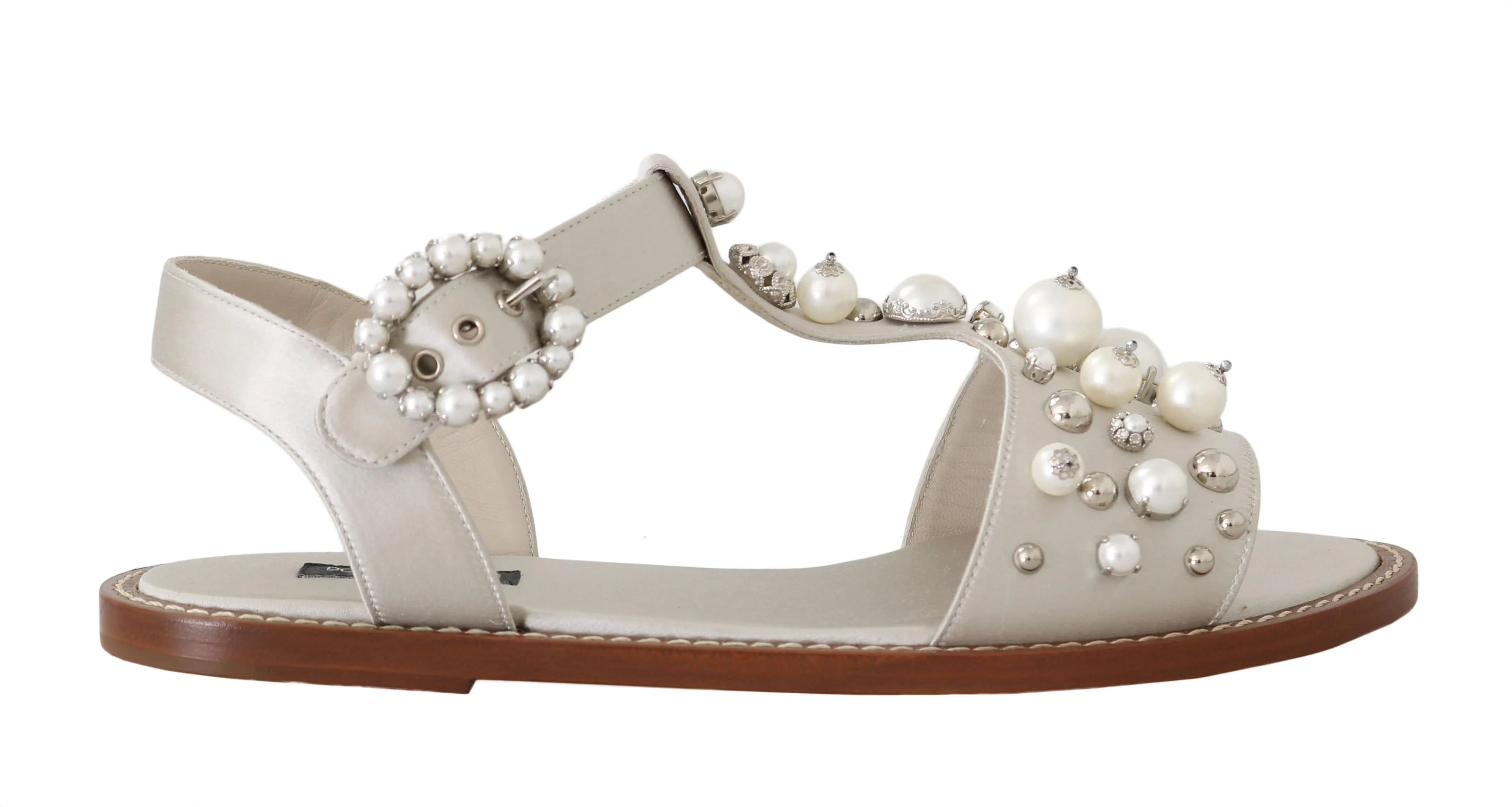 Silk Crystal Flats  sandals