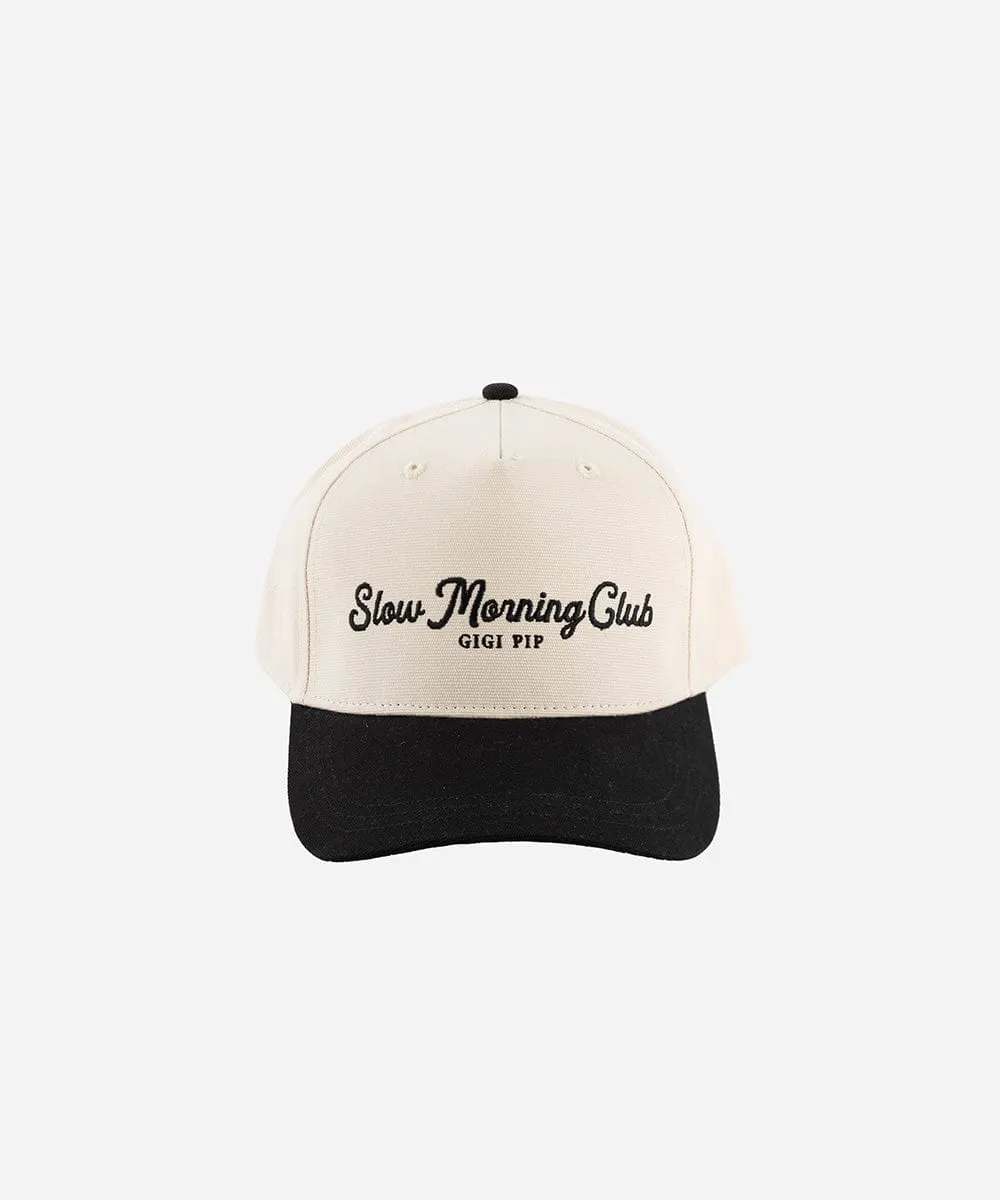 Slow Morning Club Canvas Trucker