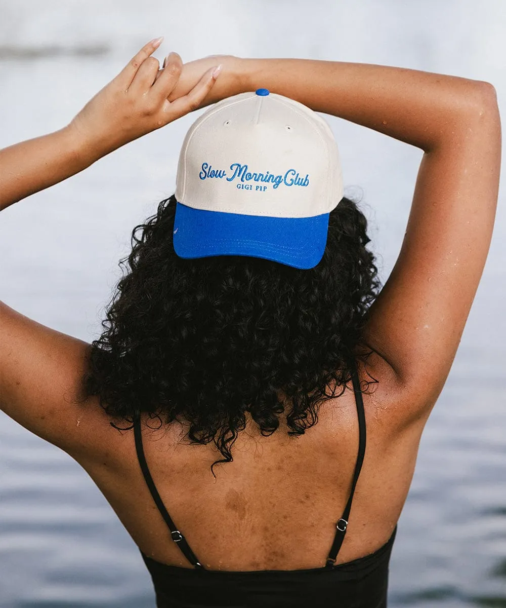 Slow Morning Club Canvas Trucker
