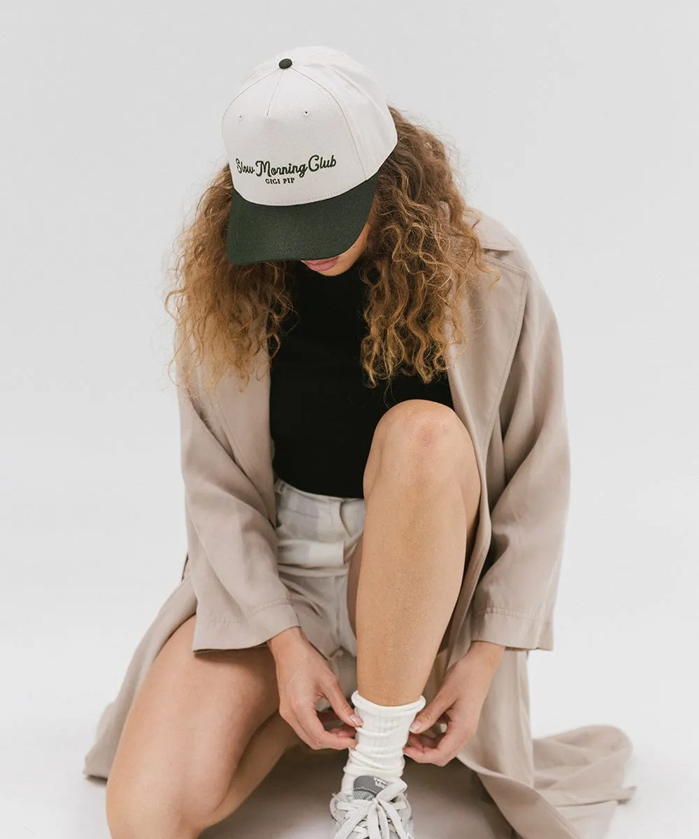 Slow Morning Club Canvas Trucker