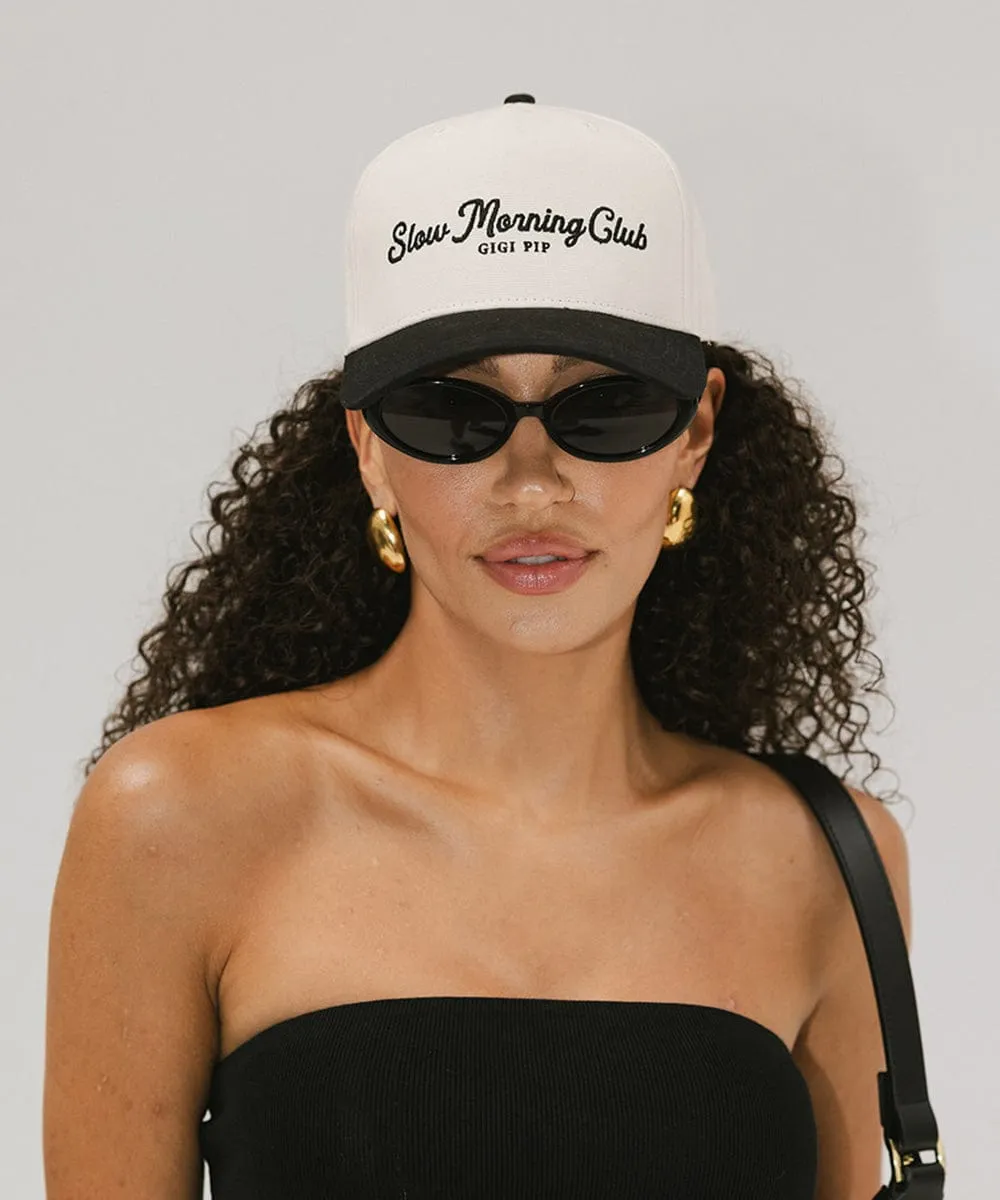 Slow Morning Club Canvas Trucker
