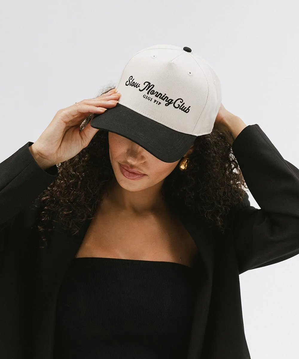 Slow Morning Club Canvas Trucker