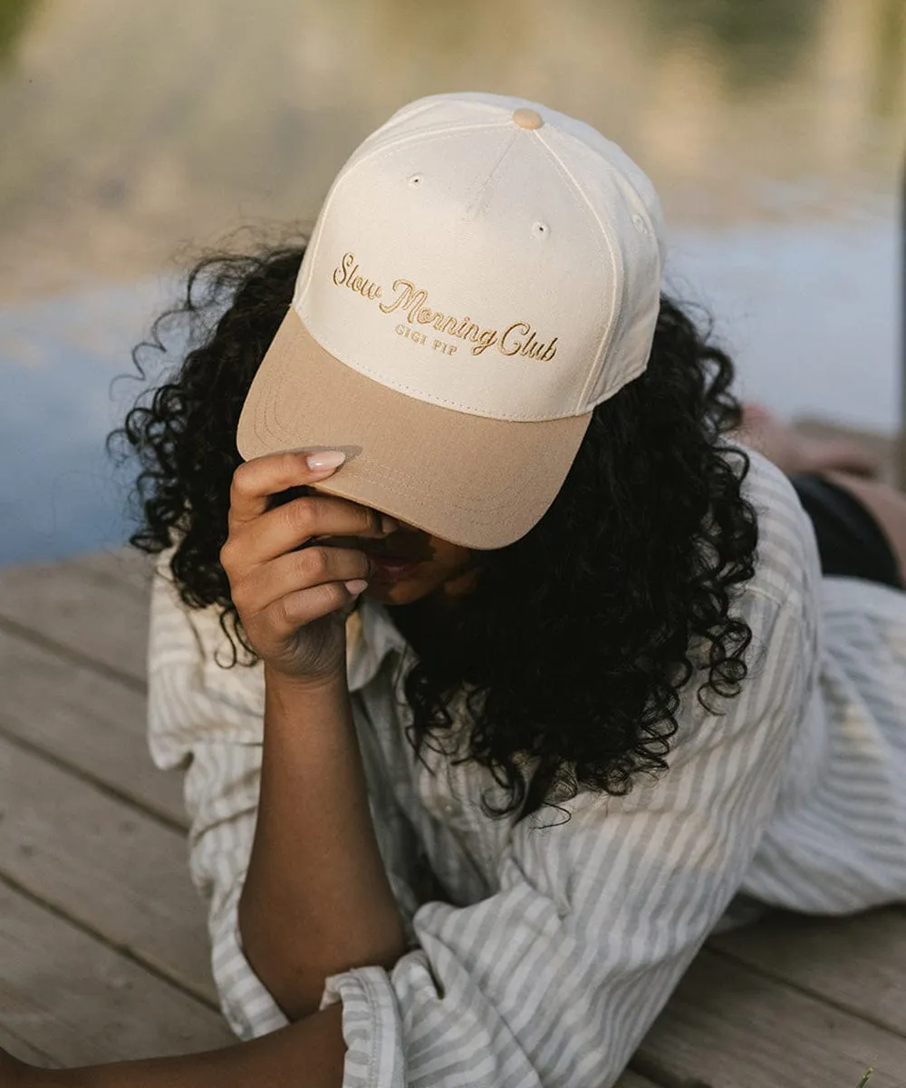 Slow Morning Club Canvas Trucker