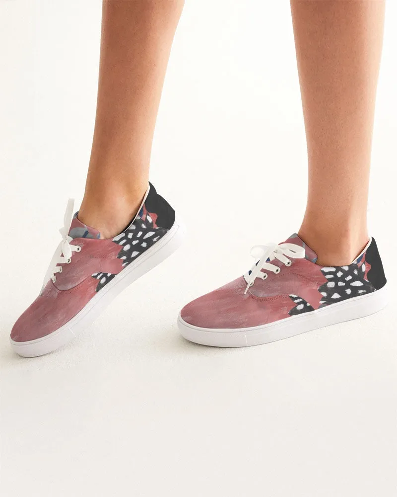 SMF Melancholy Feminine Lace Up Canvas Shoe
