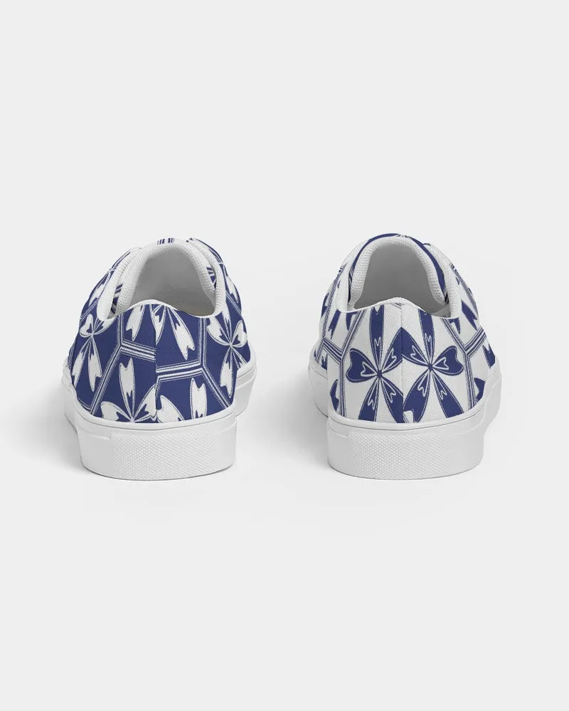 SMF Sakura Feminine Lace Up Canvas Shoe