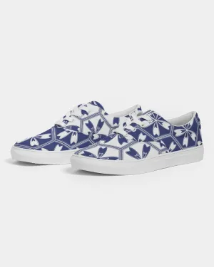 SMF Sakura Feminine Lace Up Canvas Shoe