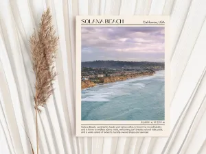Solana Beach Wall Art Canvas, USA