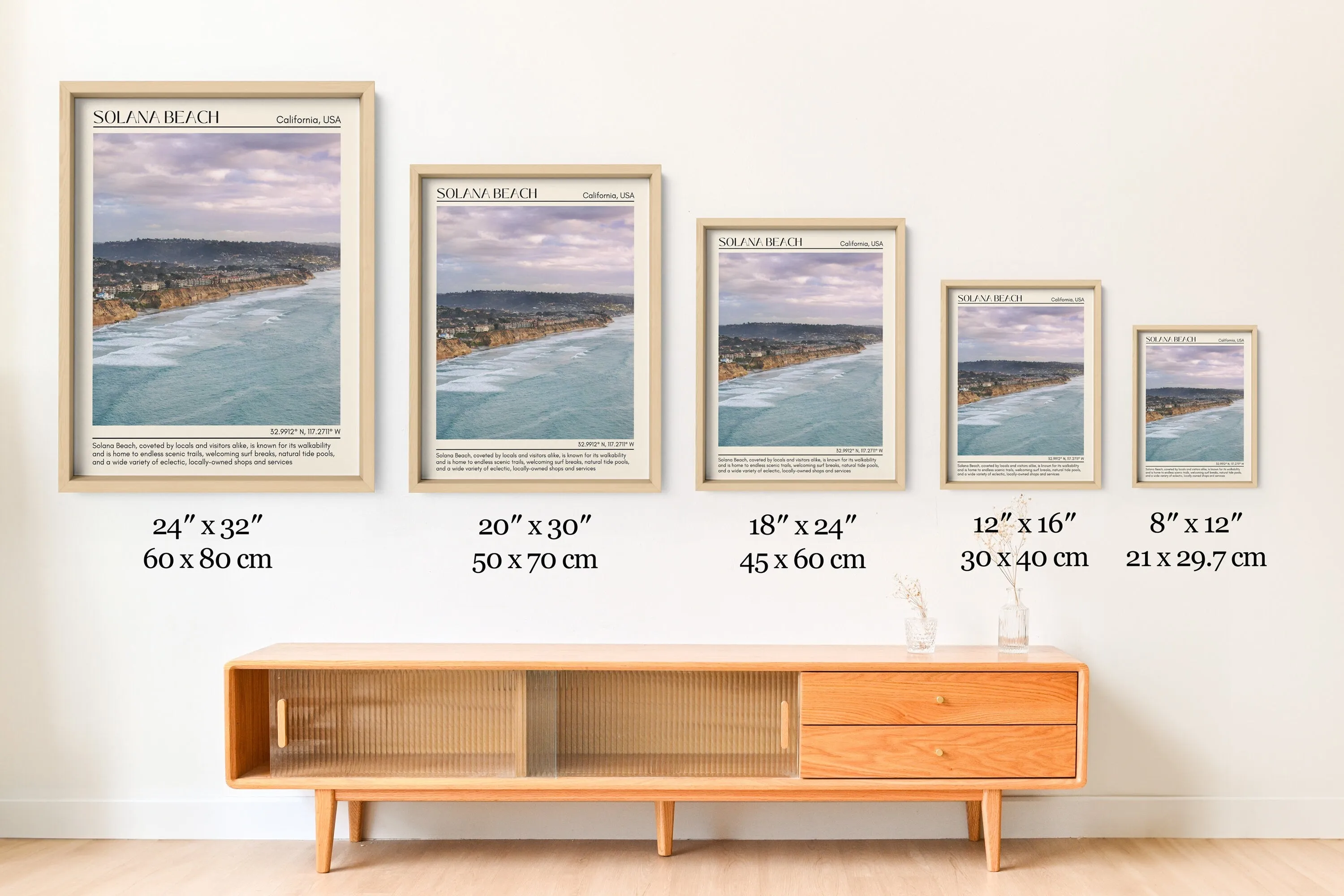 Solana Beach Wall Art Canvas, USA