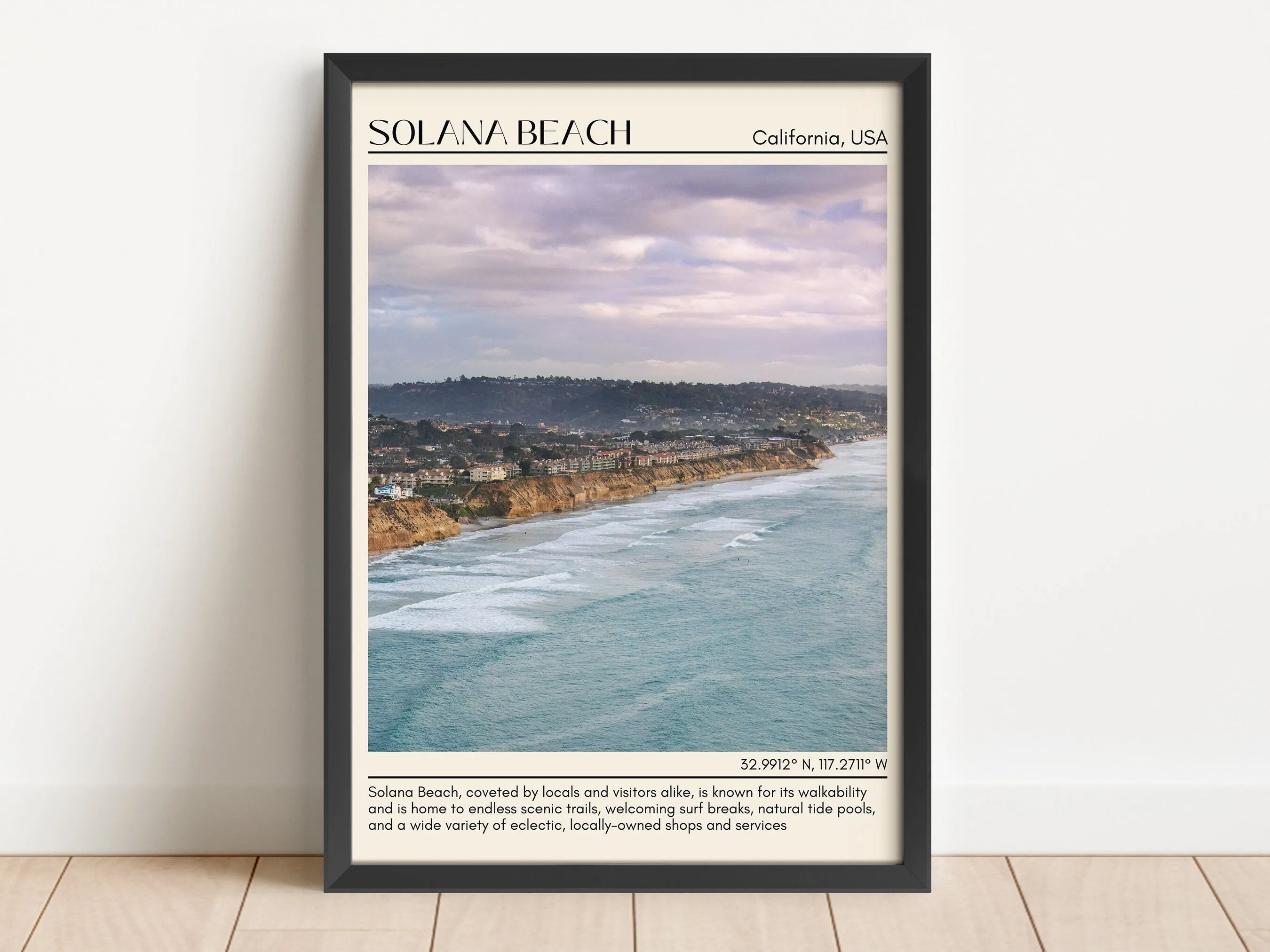 Solana Beach Wall Art Canvas, USA