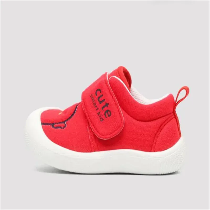 Spring Infant Toddler Shoes Girls Boys Casual Canvas Shoes Soft Bottom Comfortable Non-slip Kid Baby First Walkers Shoes
