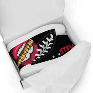 STFU Classic Logo Women’s High Top Canvas Shoes