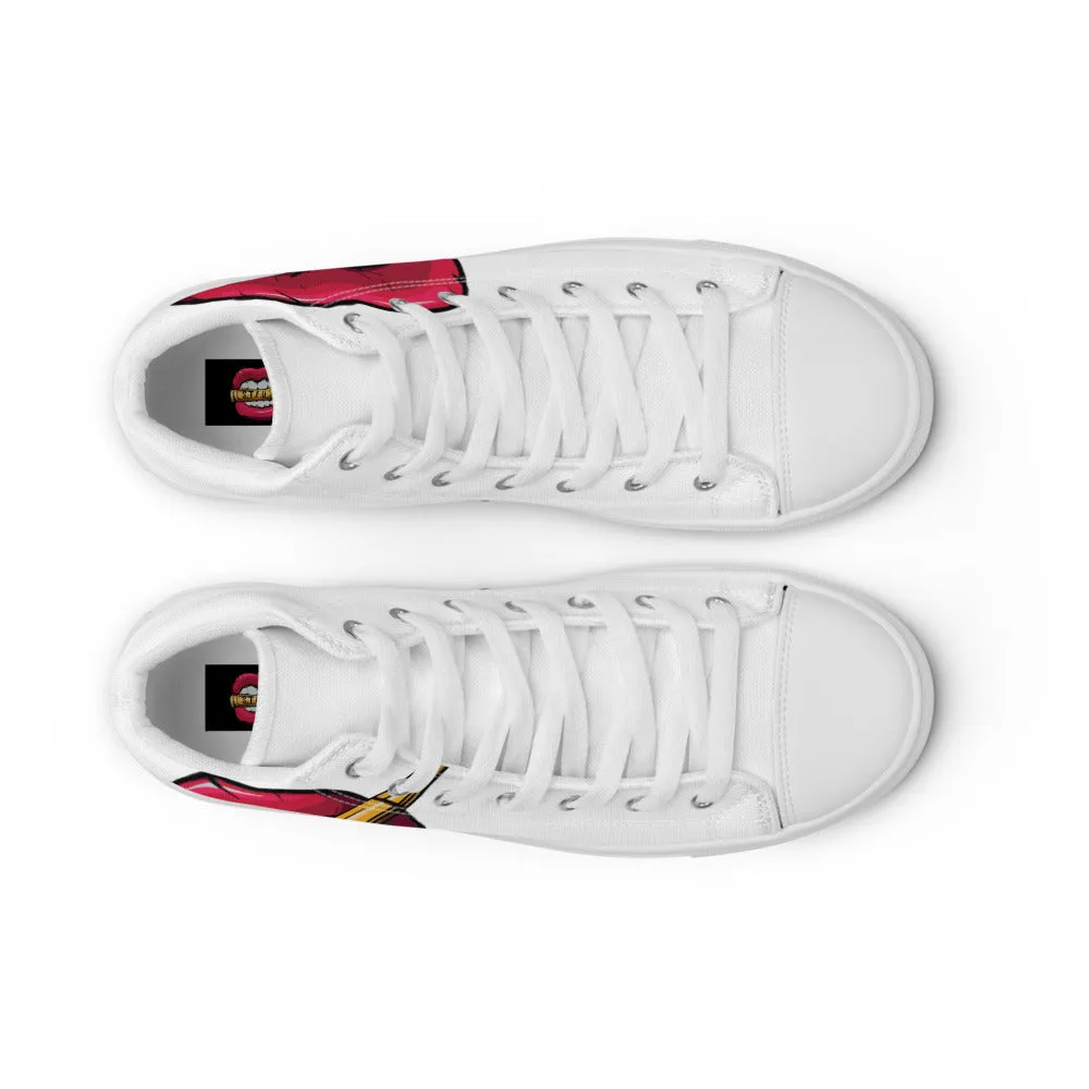 STFU Classic Logo Women’s High Top Canvas  - White