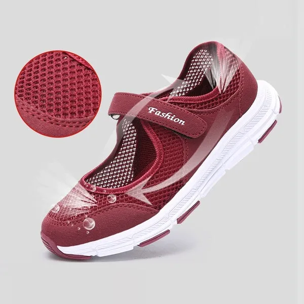 Summer Women Casual Sneakers Mesh Breathable Shoes Fitness Shoes Walking Running Shoes