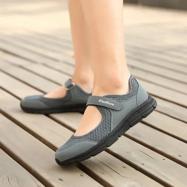 Summer Women Casual Sneakers Mesh Breathable Shoes Fitness Shoes Walking Running Shoes