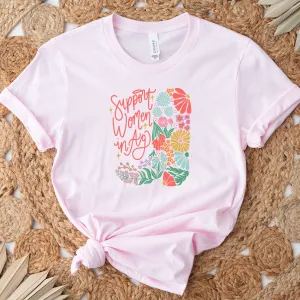 Support Women in Ag Boot Bloom – Bella Canvas T-Shirt