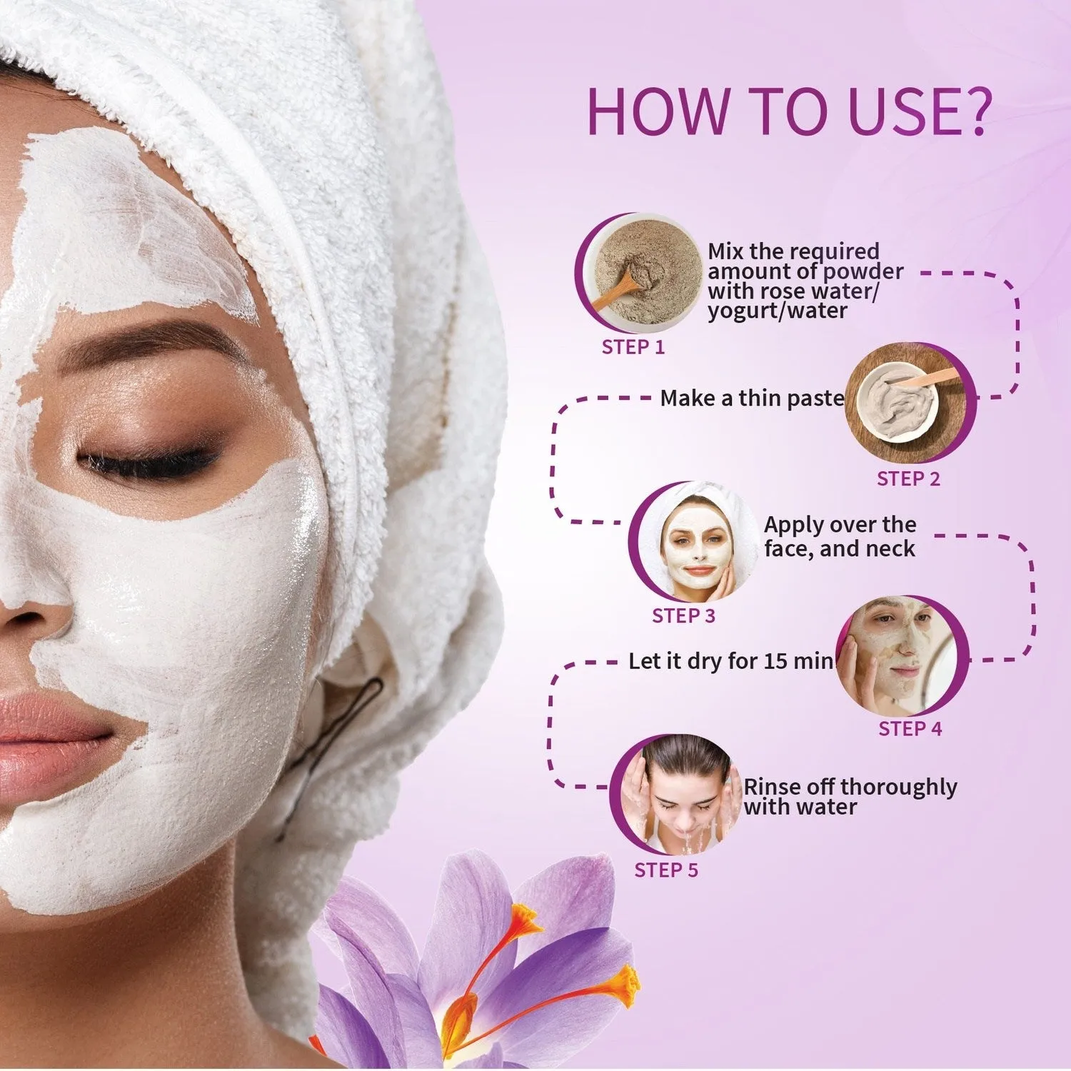 Tan Free Glowing Skin Combo | D-Tan Regimen  310 g