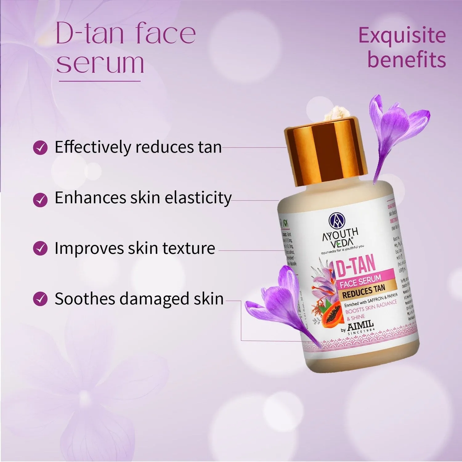 Tan Free Glowing Skin Combo | D-Tan Regimen  310 g