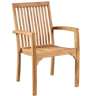 Teak Indoor Outdoor Armchair