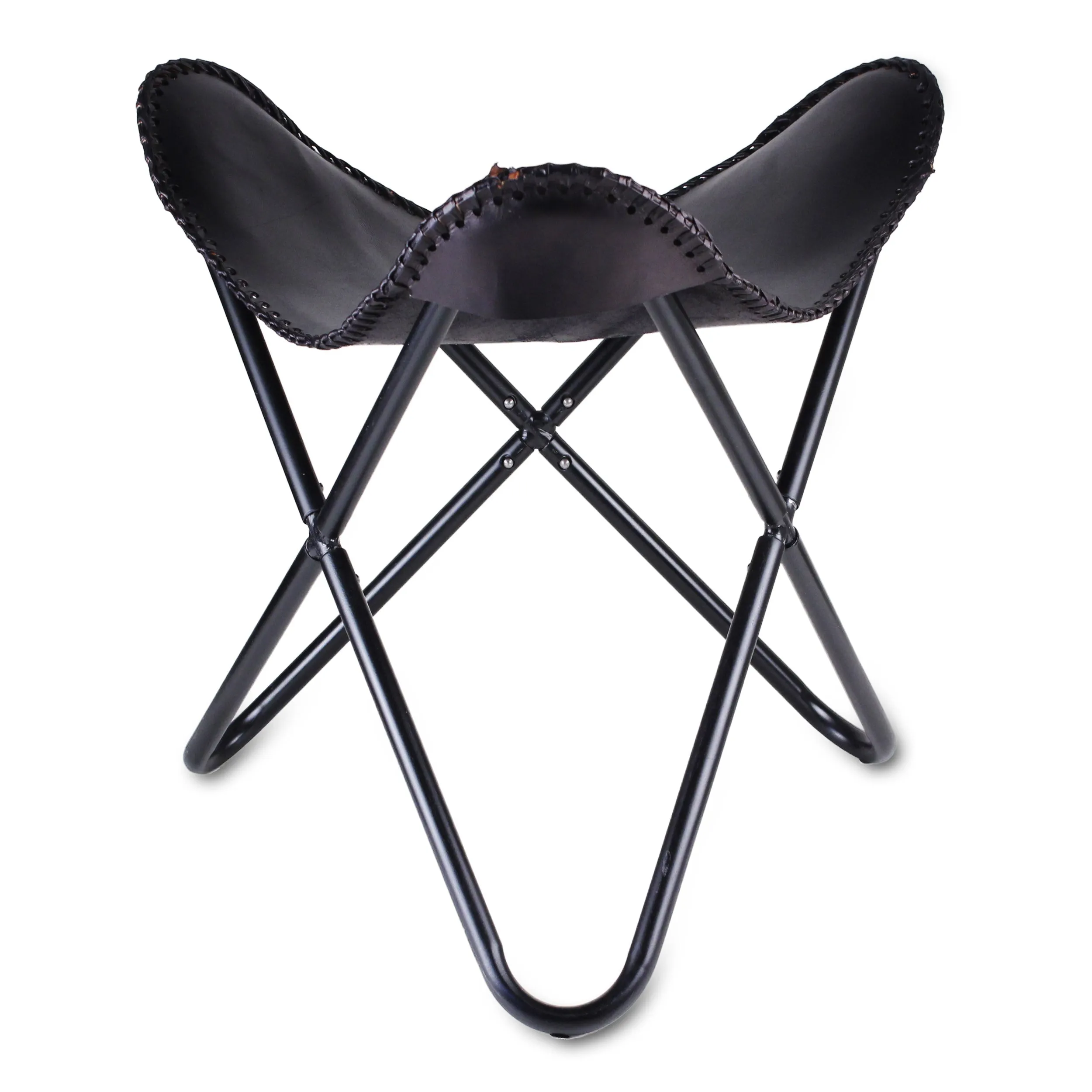 The Butterfly | Leather Tripod Chair