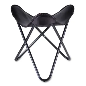 The Butterfly | Leather Tripod Chair
