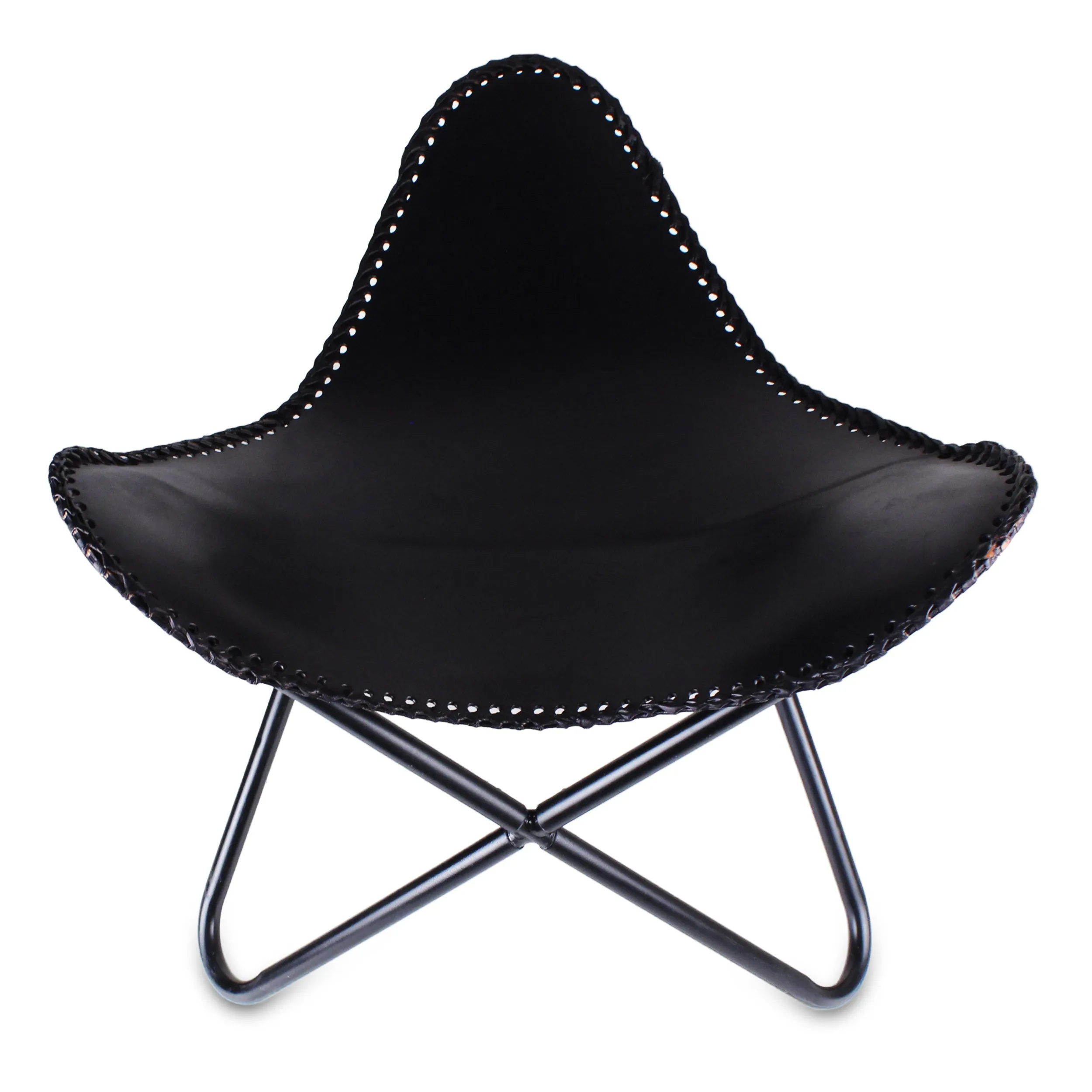 The Butterfly | Leather Tripod Chair