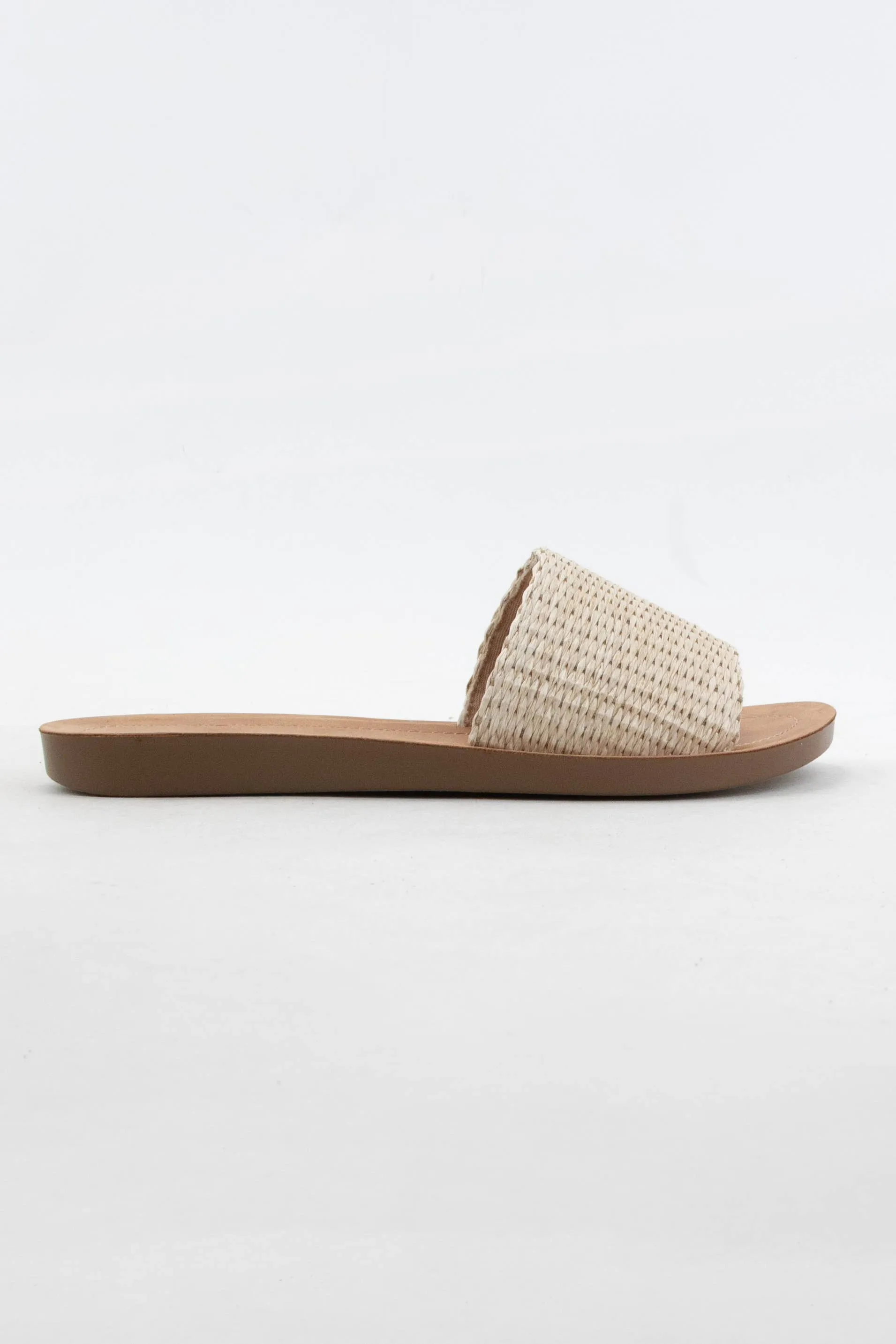 The Jessica Natural Raffia Sandal (Sizes 5.5-10)