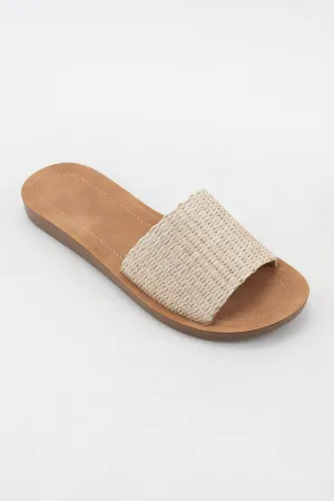 The Jessica Natural Raffia Sandal (Sizes 5.5-10)