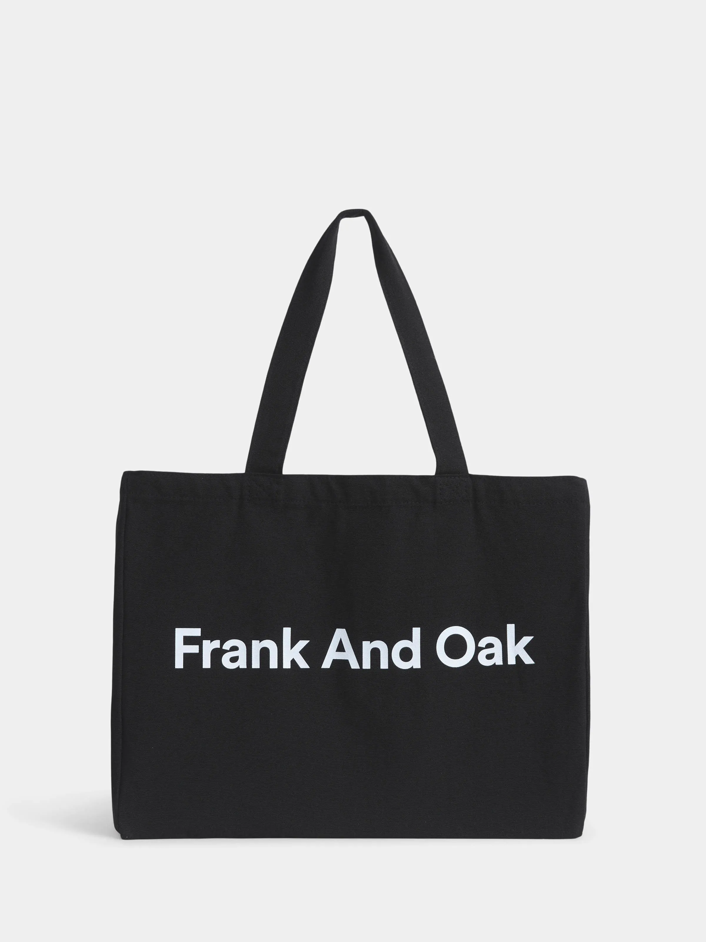 The Large Frank And Oak Tote Bag in Black