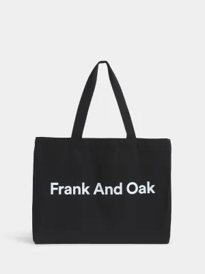 The Large Frank And Oak Tote Bag in Black