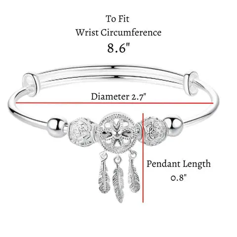 To My Granddaughter Message Card Canvas And Dreamcatcher Bracelet Gift Set - PRICE INCLUDES FREE SHIPPING