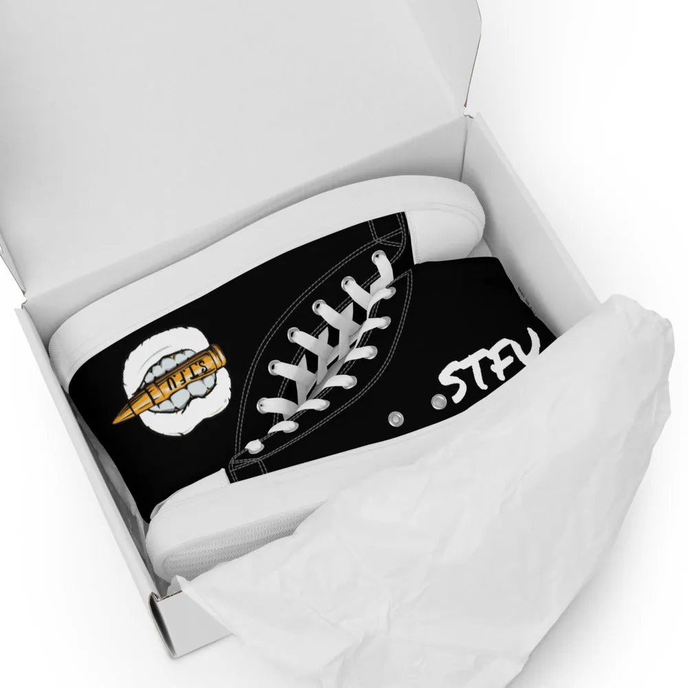 Tony Trixx Chicago Women’s high top canvas shoes - Black