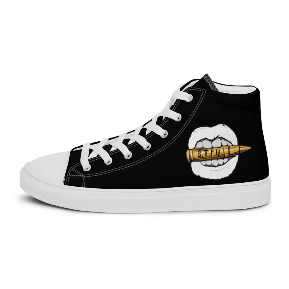 Tony Trixx Chicago Women’s high top canvas shoes - Black