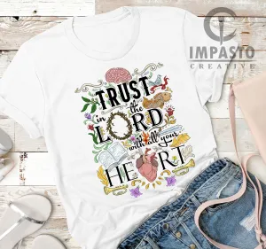 Trust in the Lord t shirt, Unisex trending t shirt, artistic tee