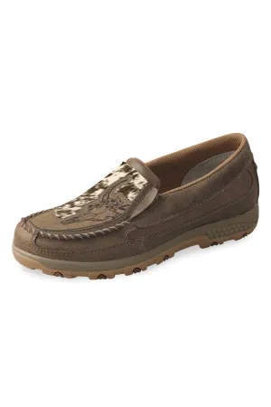 Twisted X Mocs Womens Cow Fur Cutouts