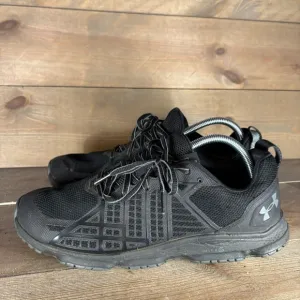 under armour strikefast mens size 9.5 shoes black tactical athletic sneakers