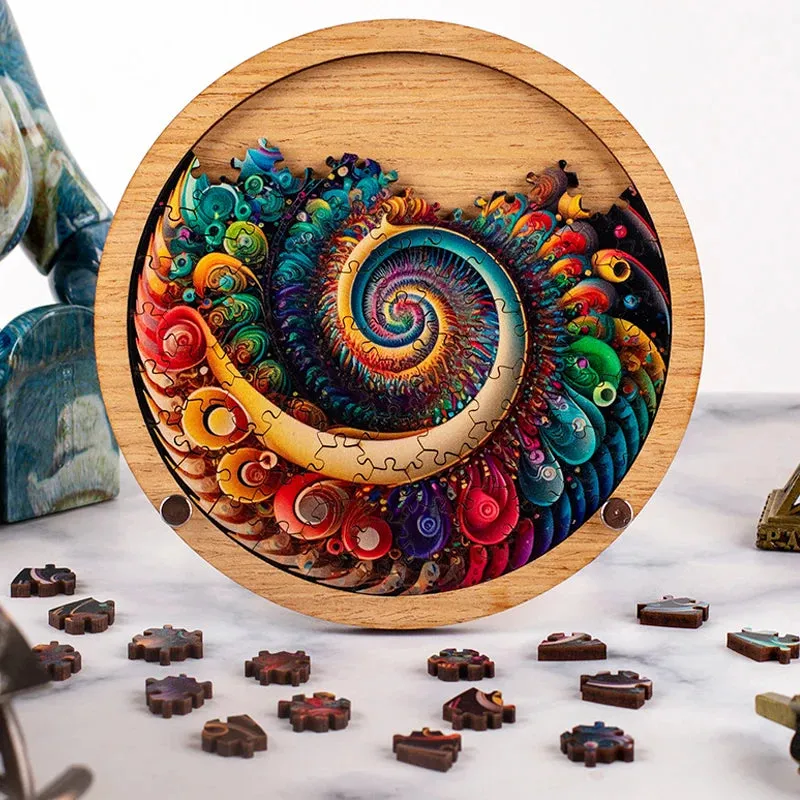 Unique Wooden Jigsaw Puzzle, Irregular Unique Shape, Wooden Jigsaw Puzzle, Mindfulness & Educational Animals Game for All Ages, Unique Sustainable, Wildlife Gift, Christmas gift Idea C178