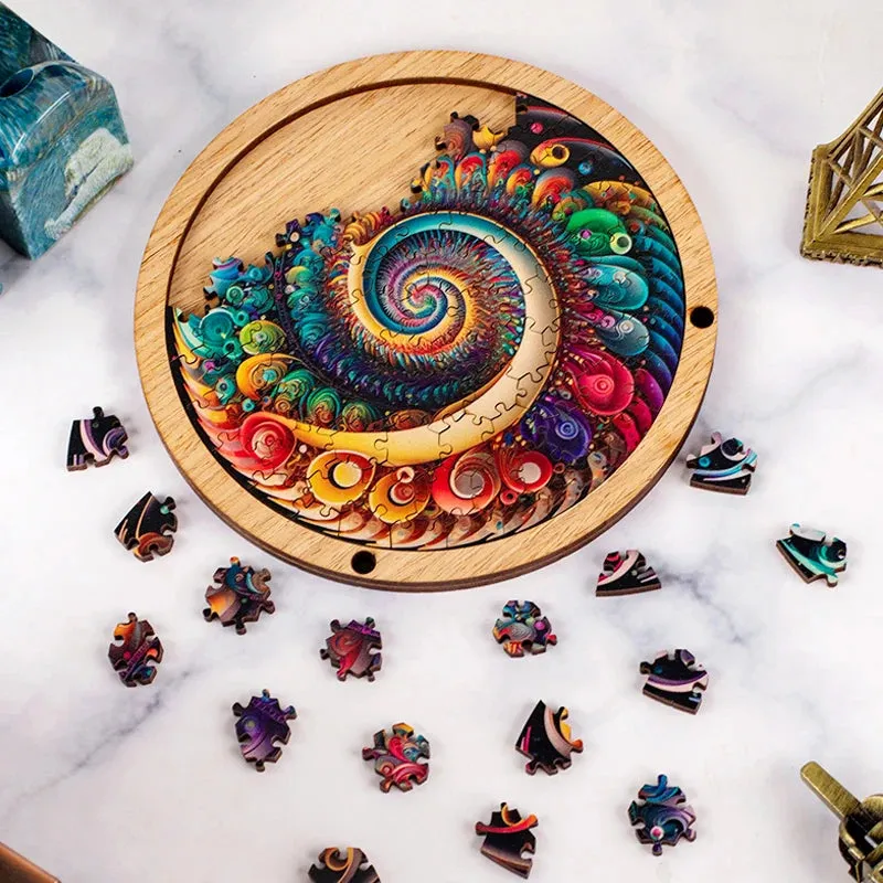 Unique Wooden Jigsaw Puzzle, Irregular Unique Shape, Wooden Jigsaw Puzzle, Mindfulness & Educational Animals Game for All Ages, Unique Sustainable, Wildlife Gift, Christmas gift Idea C178