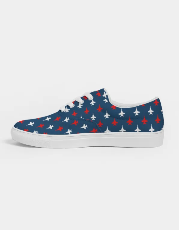 USA ANY Aircraft Womens 'Lace Up' Canvas Shoes (2 Colors)