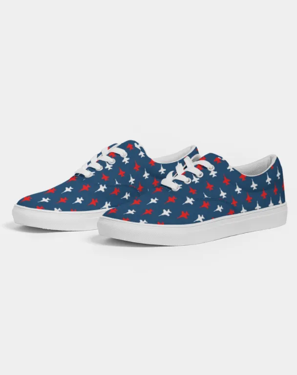 USA ANY Aircraft Womens 'Lace Up' Canvas Shoes (2 Colors)