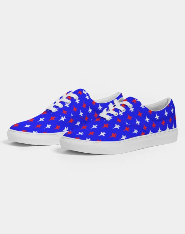 USA ANY Aircraft Womens 'Lace Up' Canvas Shoes (2 Colors)